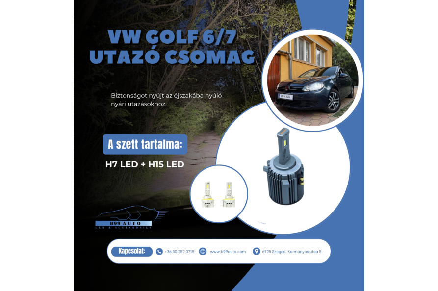 VW GOLF 6/7 utazó csomag VW GOLF 6/7 utazó csomag